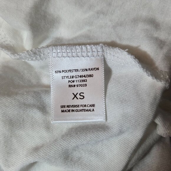 Miken Juniors Knot-Hem Cover-up Swim Dress White XS Summer Beach Vacation NWT - Picture 5 of 7